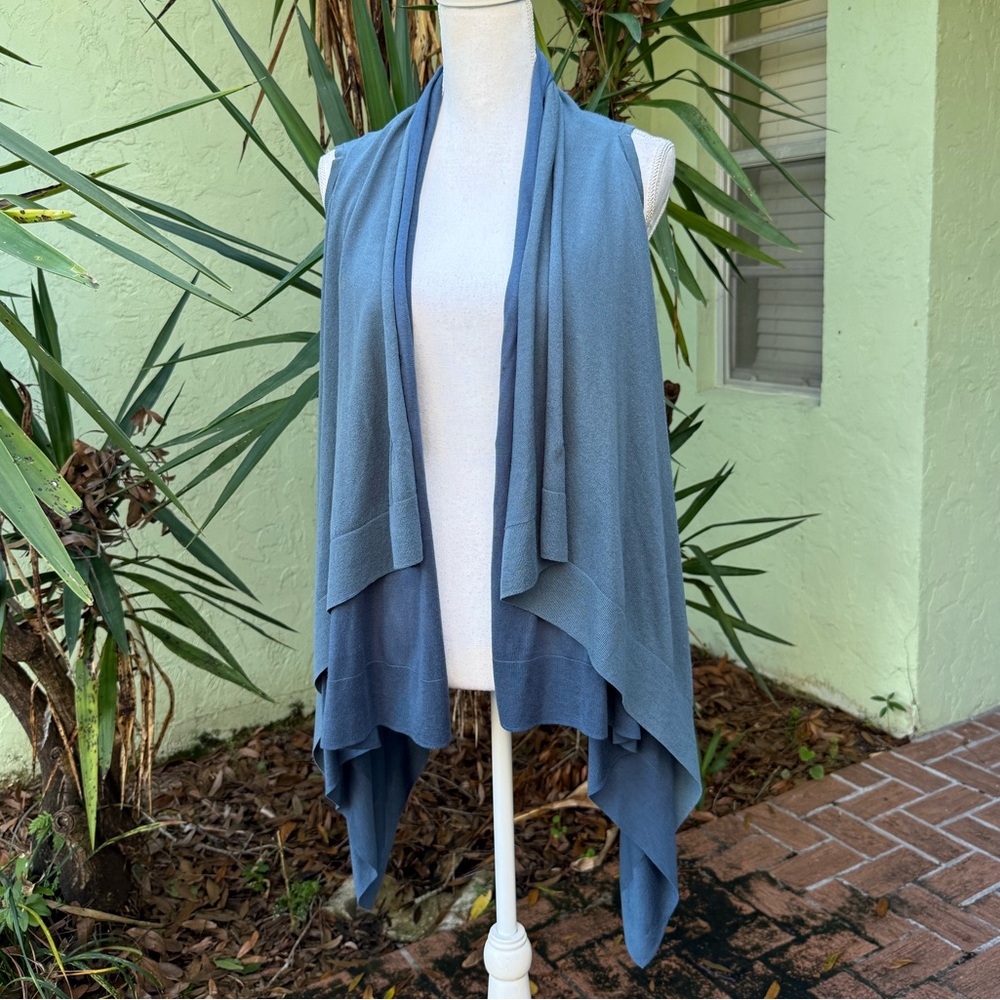 Blue Duster Layer Open cardigan